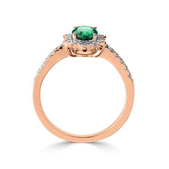 1.50ct Emerald Pear Ring