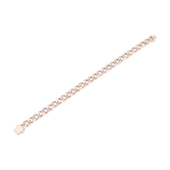 Mens Diamond Cuban Bracelet