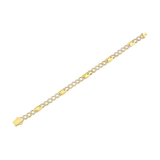 Mens Diamond Cuban Bracelet