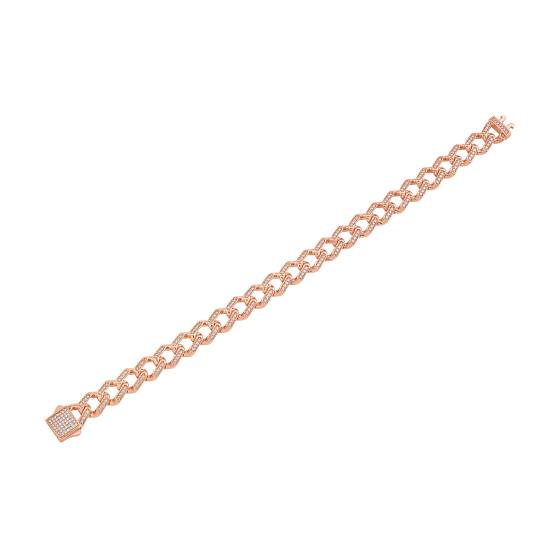 Mens Diamond Cuban Bracelet