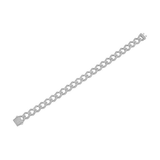 Mens Diamond Cuban Bracelet