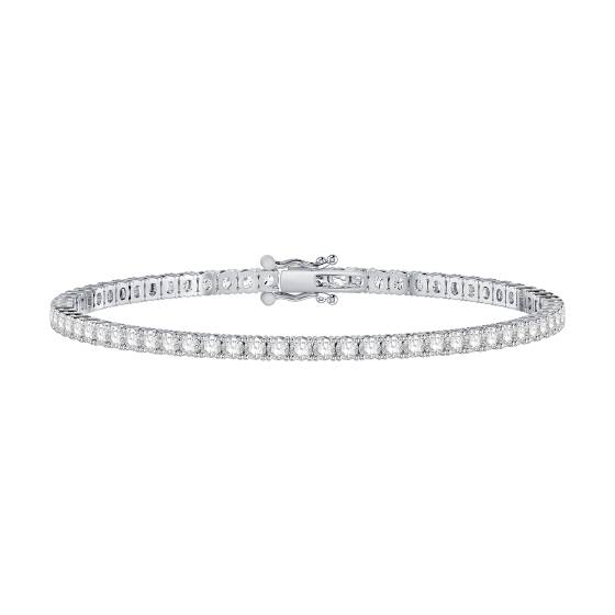 Round Diamond Lab Grown Bracelet