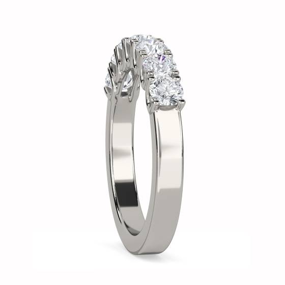 1.00ct VS/F-G Round Diamond Cut Wedding Ring