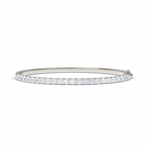 2.00ct VS/E-F Elegant Round Diamond Set Bangle