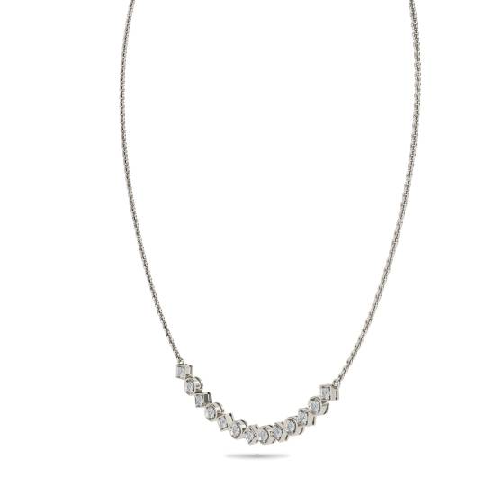 0.45ct Elegant Round Diamond Drop Necklace