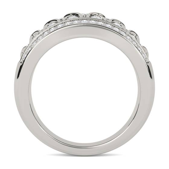 12.5mm Designer Cluster Dress Ring