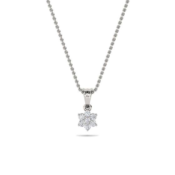 2.00ct Cluster Round Diamond Designer Pendant