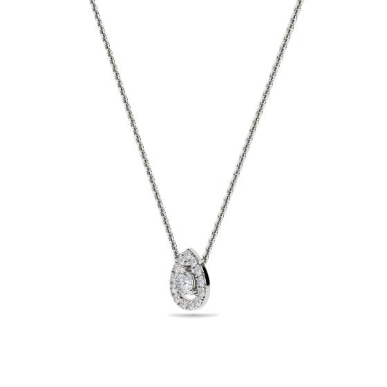 0.30ct Cluster Round Diamond Designer Pendant