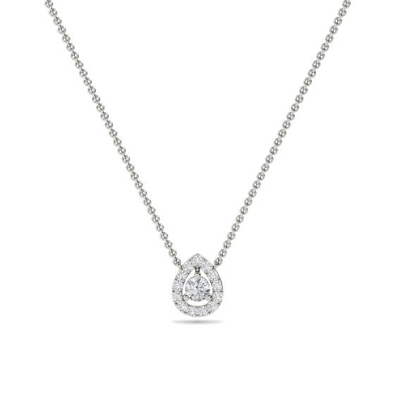 0.30ct Cluster Round Diamond Designer Pendant