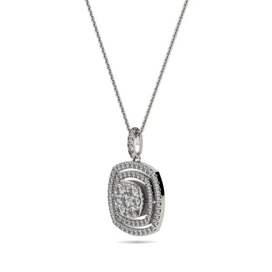 Movable Round Diamond Designer Pendant