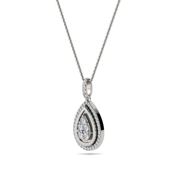 Movable Round Diamond Designer Pendant