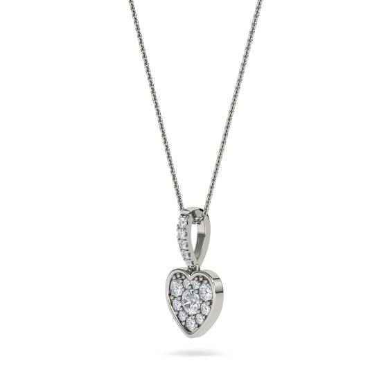 Cluster Round Diamond Designer Pendant