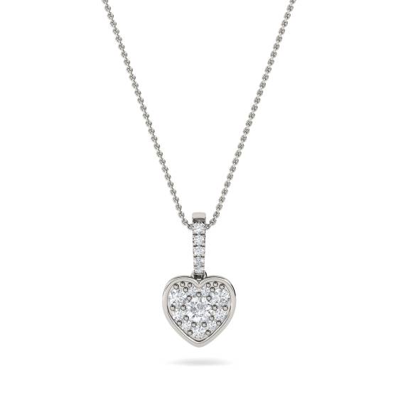 Cluster Round Diamond Designer Pendant