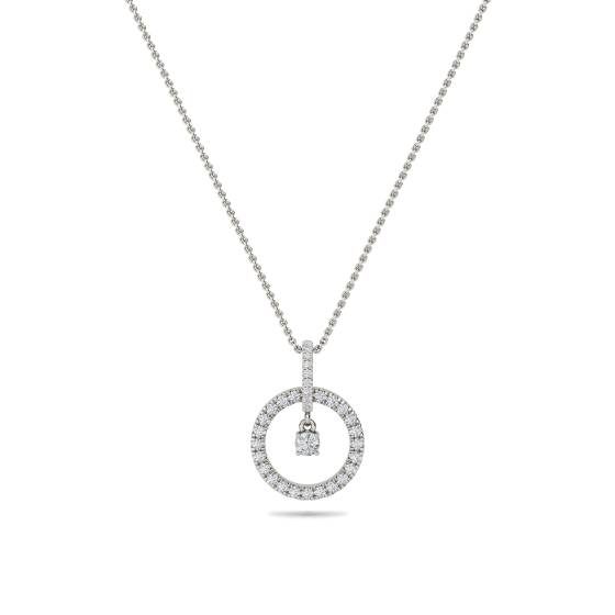 Round Diamond Designer Pendant