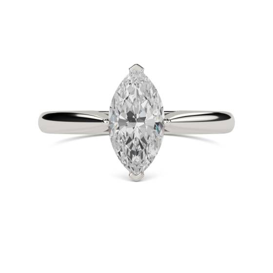 Classic Marquise Diamond Engagement Ring
