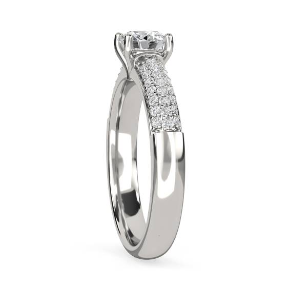 Unique Vintage Round Diamond Ring