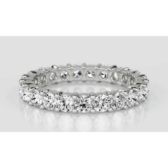 Round Diamond Full Eternity Ring