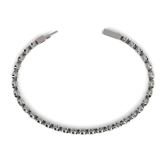 Unique Round Diamond Bezel Set Tennis Bracelet