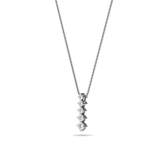 Classic Round Diamond Pendant