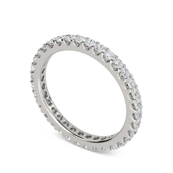 2.5mm Elegant Round Diamond Full Eternity Ring