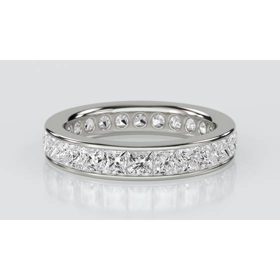 3.00ct Princess Diamond Full Eternity Ring