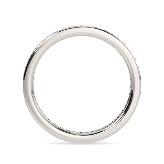 3mm Elegant Princess Diamond Full Eternity Ring