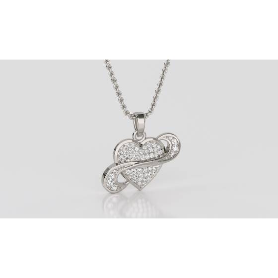Diamond Heart Pendant