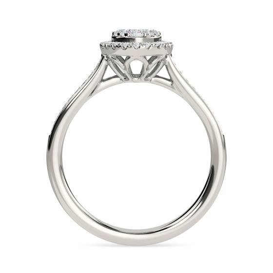 0.50ct Elegant Round Diamond Cluster Ring