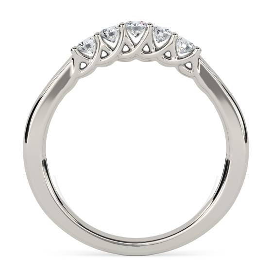 0.25ct VS/E-F Round Natural Diamond Eternity Ring