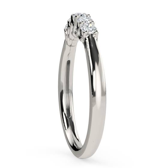 0.25ct VS/E-F Round Natural Diamond Eternity Ring