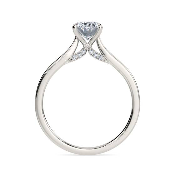Oval Diamond Engagement Ring