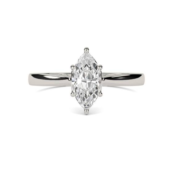 Elegant Marquise Diamond Engagement Ring