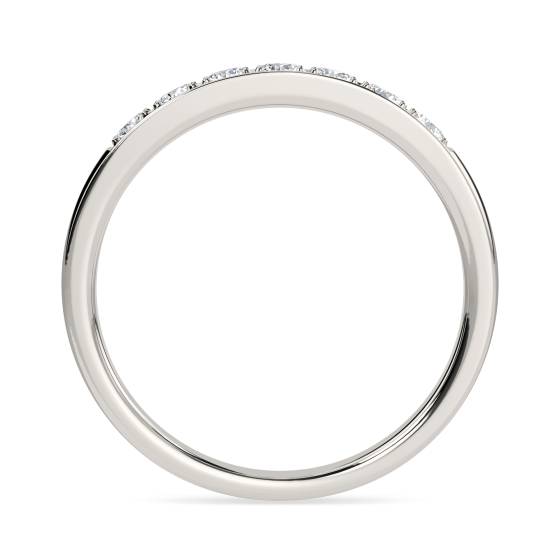 0.33ct VS/E-F Round Natural Diamond Eternity Ring