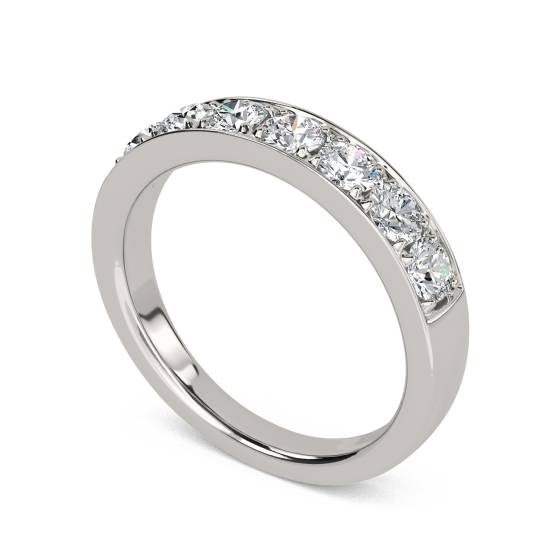 0.75ct Elegant Round Diamond Eternity Ring
