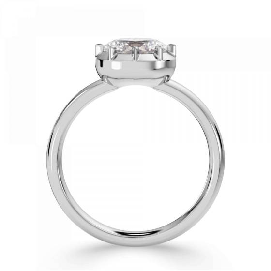 Oval Diamond Engagement Ring