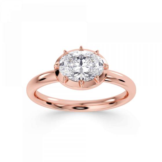 Oval Diamond Engagement Ring