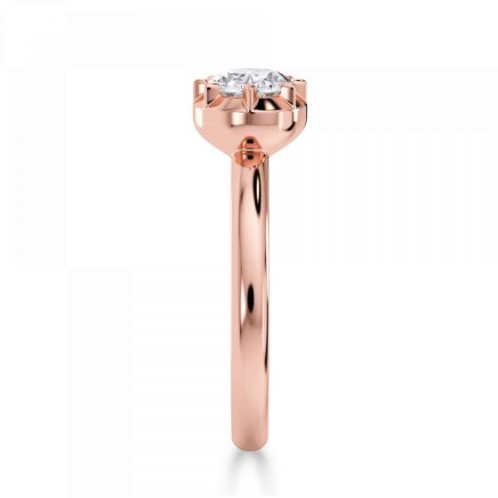 Oval Diamond Engagement Ring