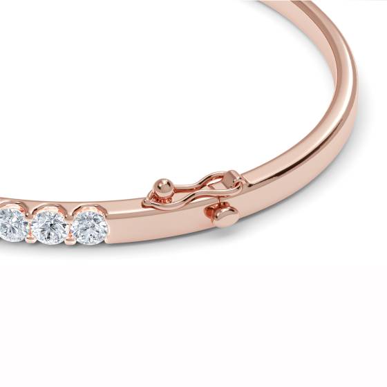 2.00ct VS/E-F Elegant Round Diamond Set Bangle