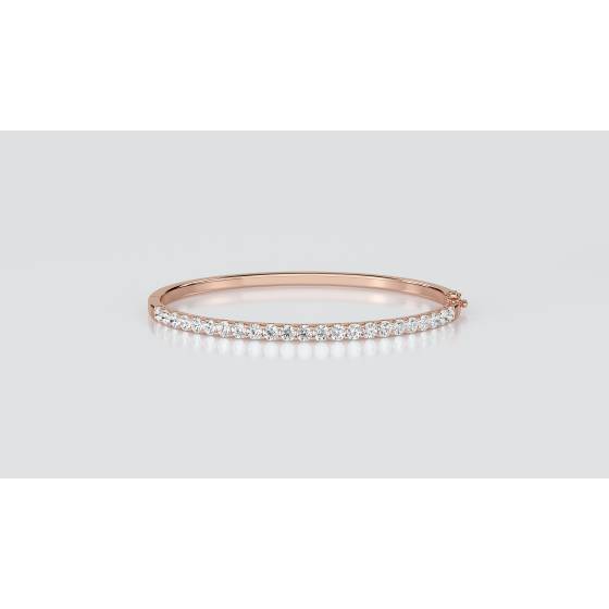2.00ct VS/E-F Elegant Round Diamond Set Bangle