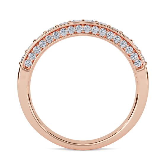 Unique Round Diamond Eternity/Wedding Ring