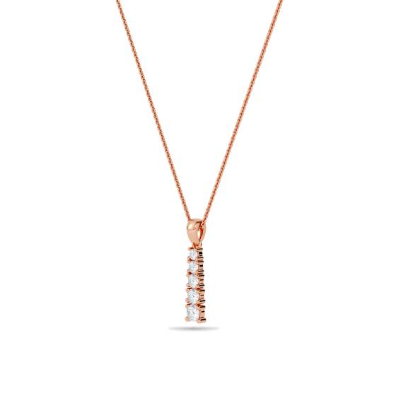 Classic Round Diamond Pendant