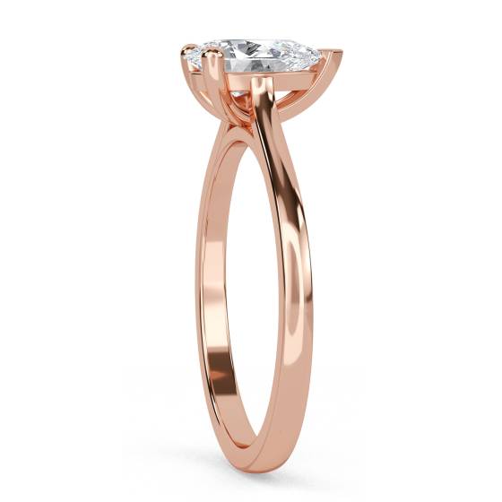 0.25ct Stylish Pear Diamond Engagement Ring