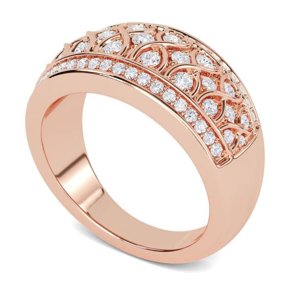 12.5mm Designer Cluster Dress Ring