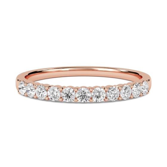 2.5mm Elegant Round Diamond Eternity Ring