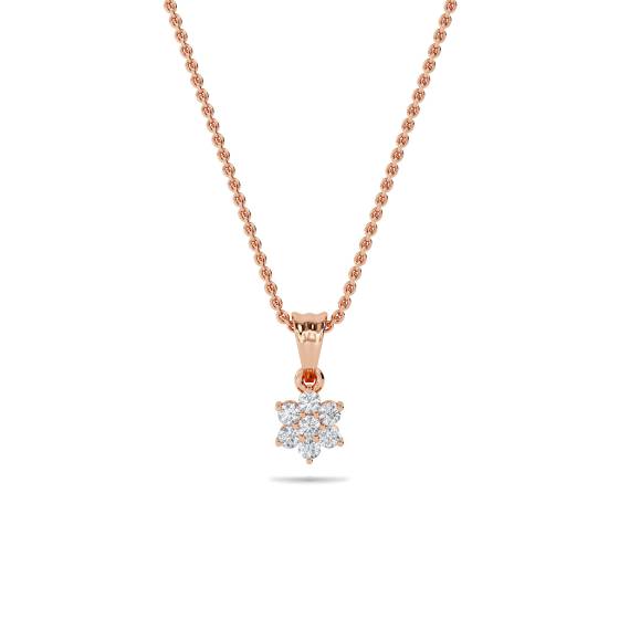 2.00ct Cluster Round Diamond Designer Pendant