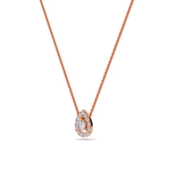 0.30ct Cluster Round Diamond Designer Pendant