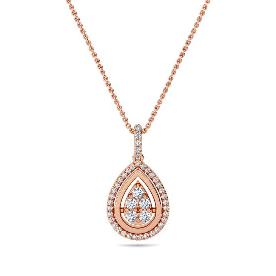 Movable Round Diamond Designer Pendant