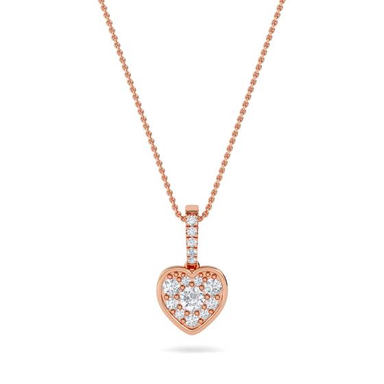 Cluster Round Diamond Designer Pendant