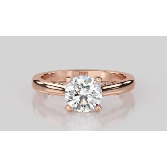 Round Diamond Engagement Ring