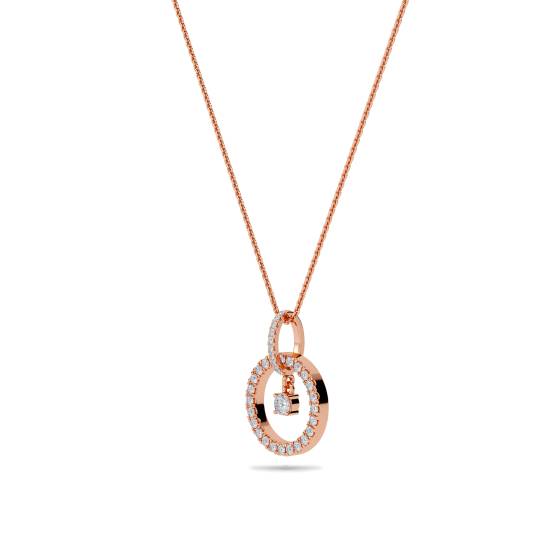 Round Diamond Designer Pendant